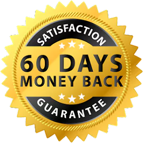 ProstaEase 60-day money-back satisfaction guarantee badge